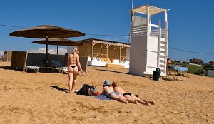 Прогулки по ПЛЯЖУ, Лето ИЮНЬ 2022 КАЧА, СЕВАСТОПОЛЬ, КРЫМ.mp4