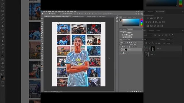 Creative instgram manipulation | photoshop Tutorial | By ZoZ смотреть онлайн