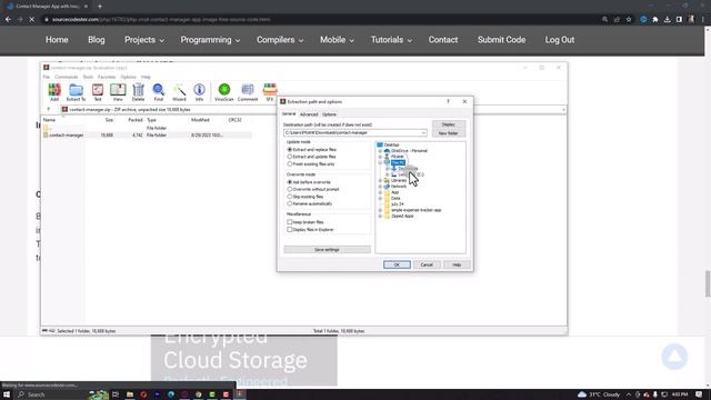Contact Manager App with Image Using PHP with Source Code