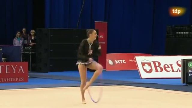 Evgenia Kanaeva-Hoop-Final-EC Minsk 2011-Spanish TV смотреть онлайн