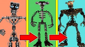 Как менялся ЭНДОСКЕЛЕТ и его жизненный цикл в майнкрафт ! Эволюция ENDOSKELETON FNAF MINECRAFT