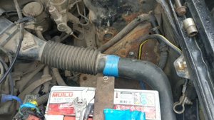 установка стойки на место, после замены подшипника и пыльника