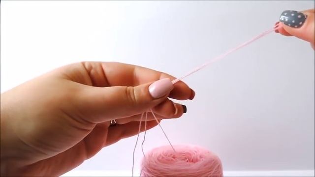 Вязание в несколько (2,3,4,5...) нитей из одного моточка. Без узелков и перематывания смотреть онлайн