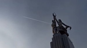 Обзор памятника "Рабочий и колхозница", павильон, ВДНХ, Москва, октябрь 2021 года ?️?