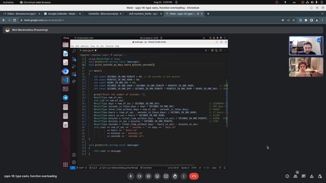 cpps-18: refactoring - function overloading, type casts (part 2) смотреть онлайн