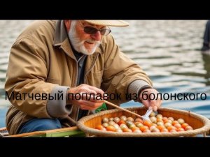Матчевый поплавок из болонского