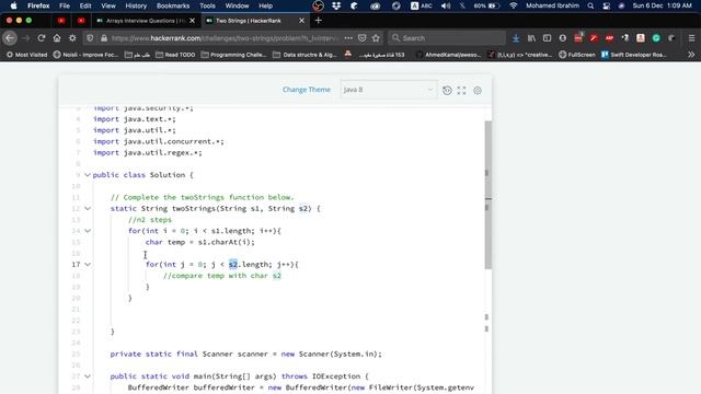 HackerRank | Two Strings | Java Solution | Arabic смотреть онлайн
