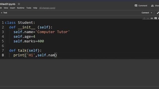 Class and Object in Python | Python Tutorials for beginners | Computer Tutor | 2022