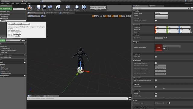 Unreal Engine 4 Niagara Tutorial 20 Skeletal Mesh Bone Track смотреть онлайн