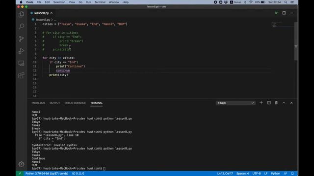 [Python cơ bản] Break, Continue trong Python