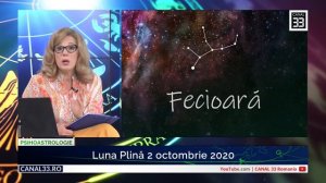 Horoscop FECIOARĂ, Luna Plină  2 octombrie 2020 - cu Camelia Pătrășcanu