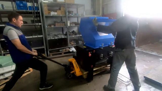 Отгрузка дробилки в Курскую область, Курчатовский район смотреть онлайн