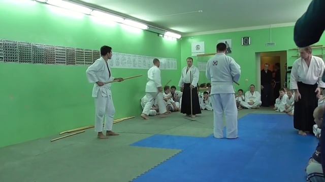 Айкидо, дети и взрослые на Фестивале боевых искусств. Мурманск 2015 год.