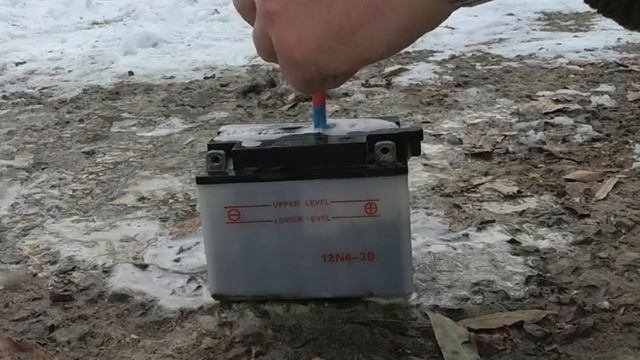 Восстановление мотоциклетного аккумулятора