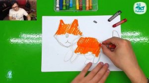Как нарисовать ЛИСУ за 5 МИНУТ из кругов
