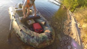 Опробовали 2й комплект HIDEA 9.9(15) - Хантер 350про да просто отдохнули на реке Каме