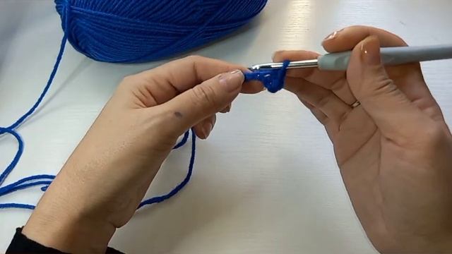 Как научиться вязать крючком,для начинающих, цепочка из воздушных петель, столбик без накида.