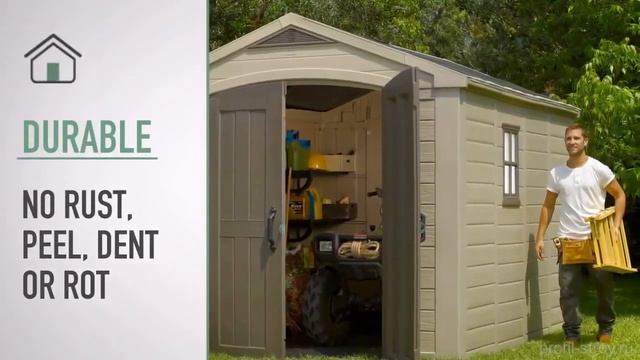 Keter Factor 8x11 - хозблок из пластика смотреть онлайн