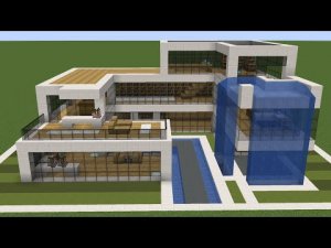 Майнкрафт - Как построить современный особняк 8. Minecraft