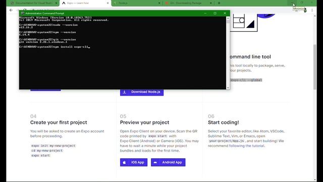 React Native 01 : Installing React Native with Visual Studio Code | vs code plugins