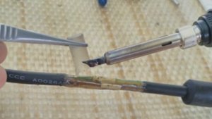 Ремонт и герметизация электрокабеля