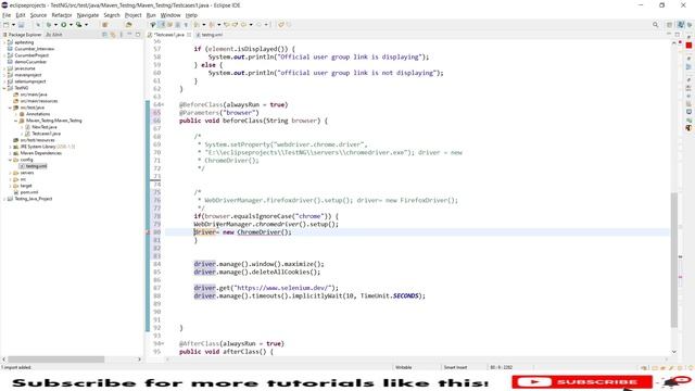 #10 TestNG Parameter Annotation | Cross Browser testing in TestNG Framework using @Parameter | SDET смотреть онлайн