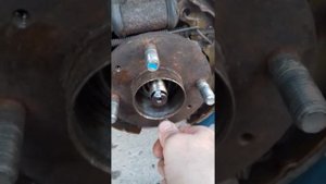 Жесть . Замена задней ступицы Шевроле Авео.