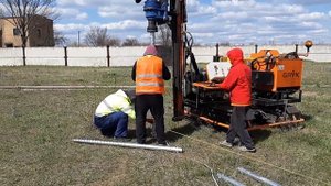 Монтаж геошурупов при помощи Gayk hre 3000