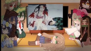 •|Fandoms react to each other!|• 1/7 //Demon slayer// Monika