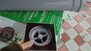 Пол в бане пеноплекс+мембрана