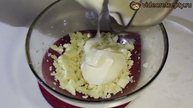 Баклажаны с чесноком / Stuffed eggplant | Видео Рецепт