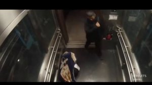 Пранк с бешеным зомби в лифте