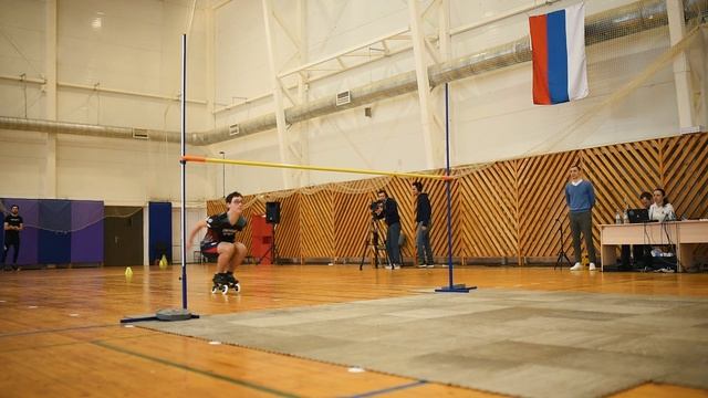 Прыжок в высоту на Всероссийских соревнованиях по роллер спорту в г. Уфа смотреть онлайн