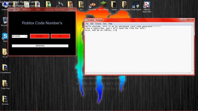 Roblox card code generator! смотреть онлайн