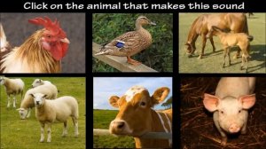 Farm Animal Sounds | Interactive Animals Game for Children | Kids Learning Videos