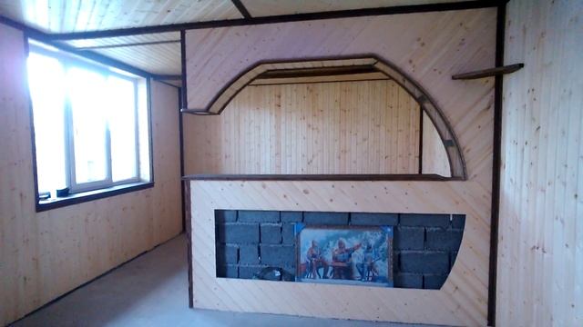 Вагонка в зале + барная стойка. смотреть онлайн