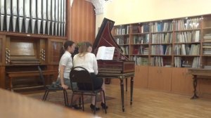 Анастасия Грищук - Бах ХТК 1 том, прелюдия и фуга до минор