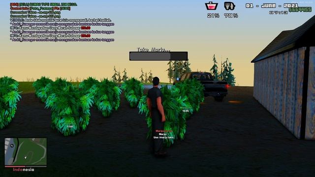 CABUT GANJOS LANGSUNG CUCI UANG MERAH GTA SAMP SERVER LOST JAVA ROLEPLAY