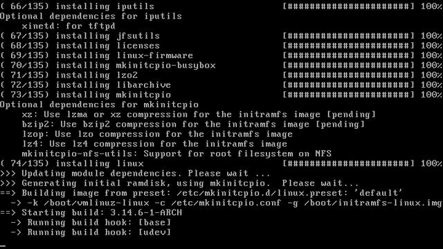 Install script