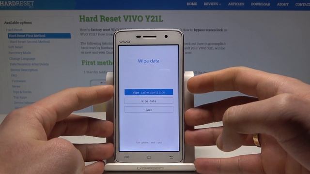 How to Wipe Cache in VIVO Y21L - Delete Cache Partition смотреть онлайн