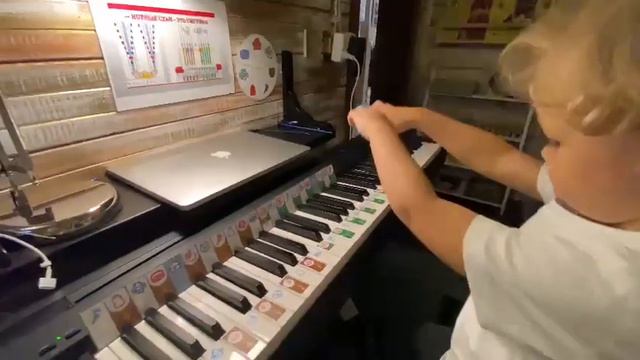 Michael. Упр-е "5 пальчиков" двумя руками в разных октавах смотреть онлайн