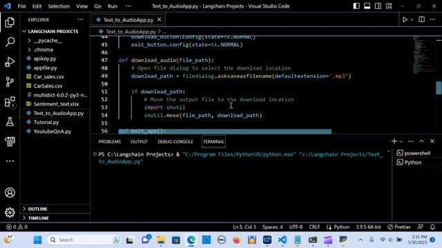 Python Text-to-Audio Converter App with Tkinter | Convert PDFs, Word Docs, and Text Files to Audio