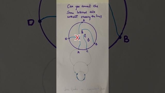 Can you connect the same lettered dots without crossing lines? смотреть онлайн