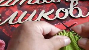 Красивейший узор спицами .///  Подробный   мастер класс ///