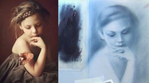 Рисуем по вторникам - в 15:00. День 7 Девочка с рукой/ продолжение