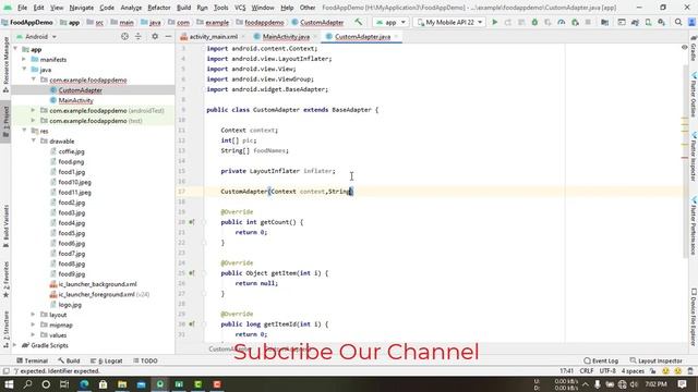 How to create food Recipes app in android Studio смотреть онлайн