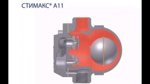 Принцип действия поплавковых конденсатоотводчиков «Стимакс» серии А11