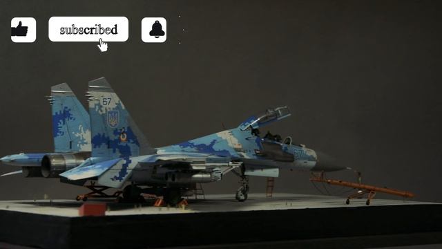 HobbyBoss 1/48 Su-27UB Flanker C Ukranian AF "Armed and Dangerous" [after build review] смотреть онлайн