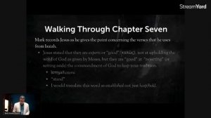 Christology 36 - Mark 7, part 2