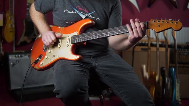 SOLD - Fender Stratocaster 1959 Hv Relic CTG NAMM LTD - #CZ532844 смотреть онлайн